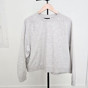 ASOS Gray Crew Neck Boxy Sweater